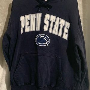 Unique Penn State Embroidered Hoodie size large made by E5